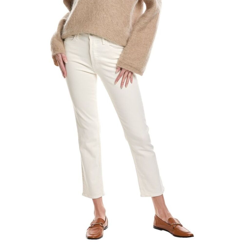 MOTHER Ankle Jeans Tomcat Cream Puff 32 straight leg